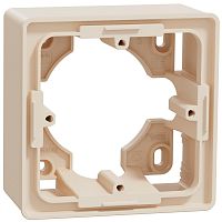 Коробка для наружнего монтажа Schneider Electric Unica New 1-м. бежевый картинка